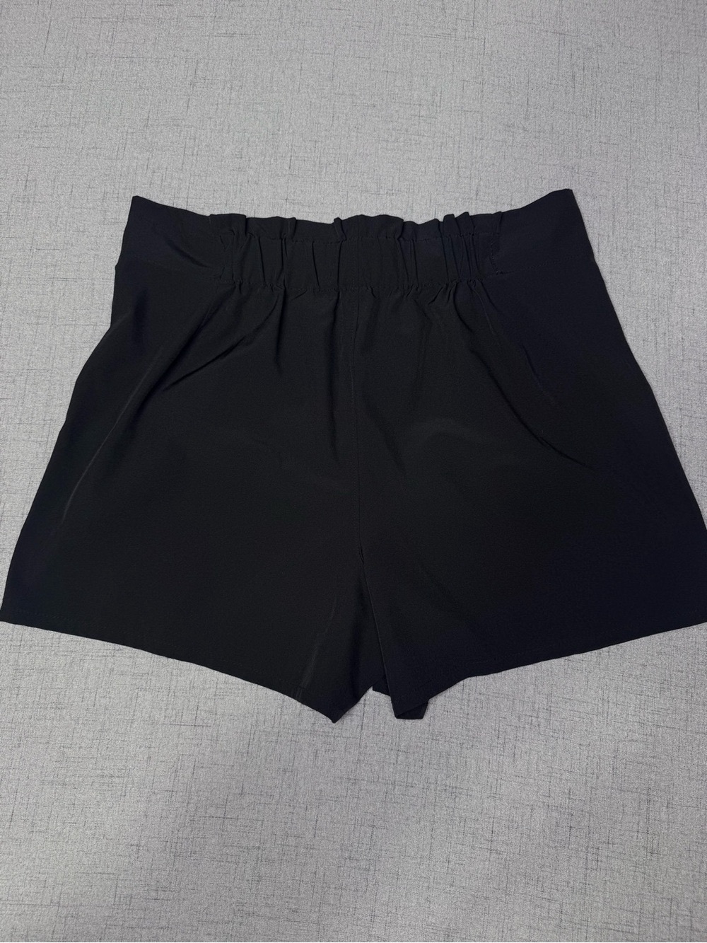 RBX Pleated Black Quick Dry Shorts with Elastic Waist and Pockets Medium - Picture 6 of 10
